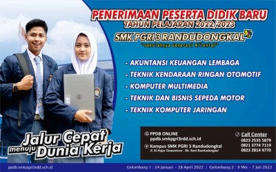 PPDB Online SMK PGRI 3 Randudongkal
